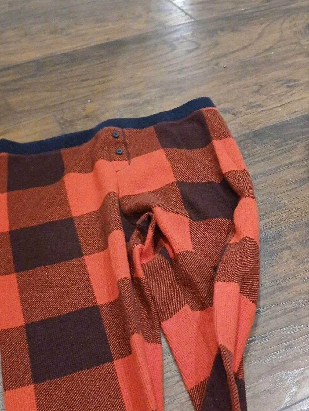 Old Navy Red and Brown Plaid Kids Leggings